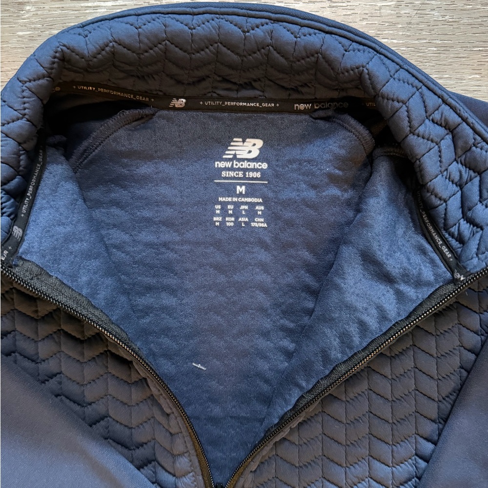 New Balance Navy Blue Men's Jacket - Picture 3 of 4